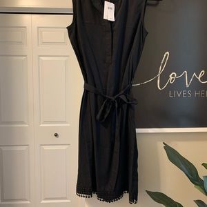 Banana Republic shift dress with belt.